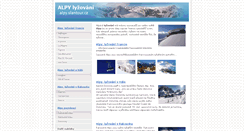 Desktop Screenshot of alpy.slantour.cz