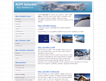 Tablet Screenshot of alpy.slantour.cz