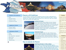 Tablet Screenshot of francie.slantour.cz
